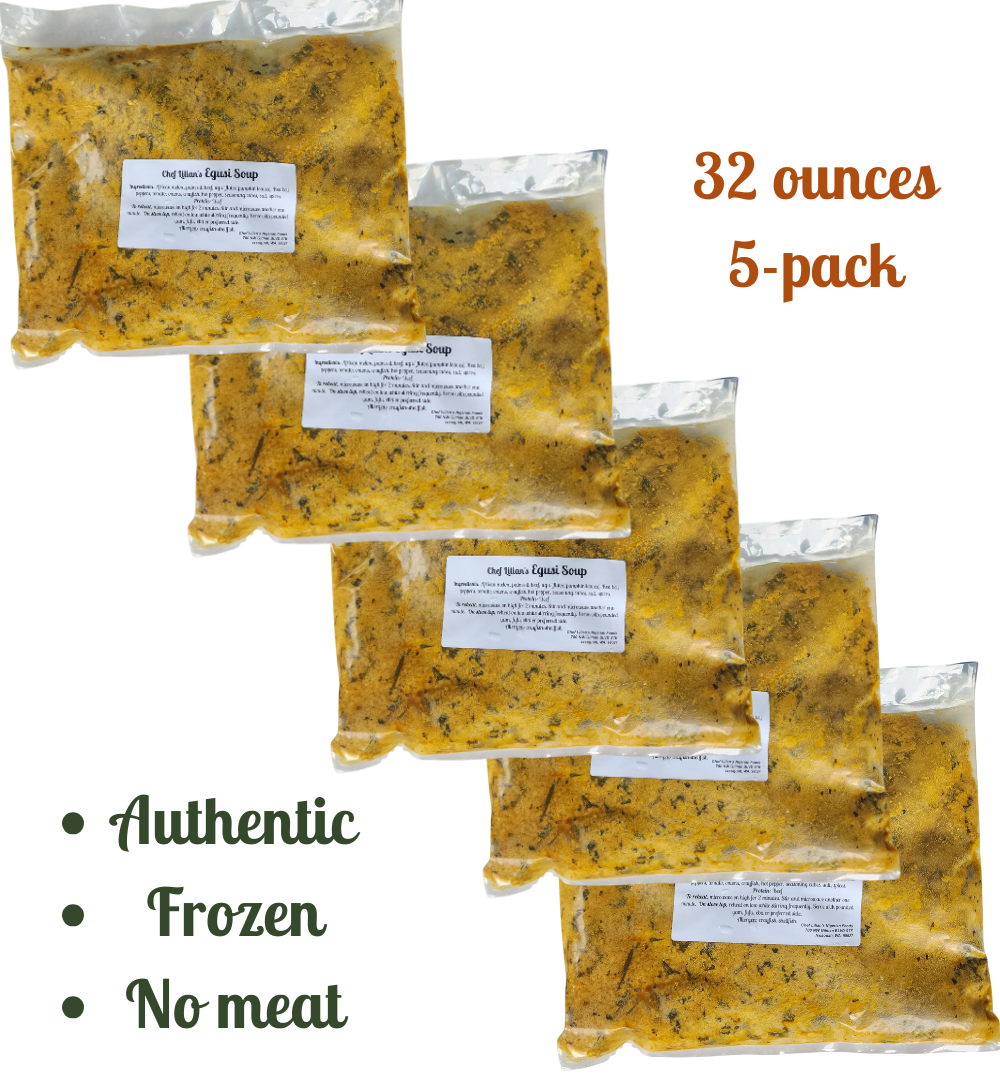 Ready-to-eat Frozen Egusi Soup