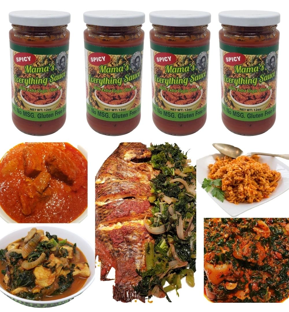 Mama's Everything Sauce, Spicy - 4 Pk