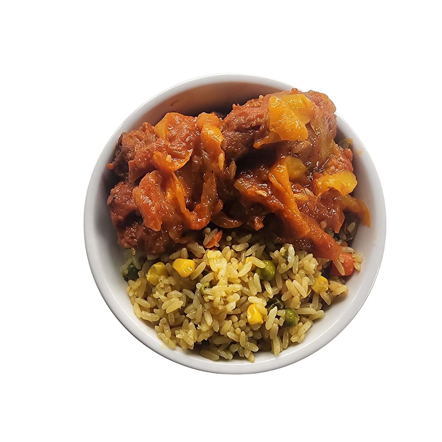 Nigerian Fried Rice And Turkey Wings Combo